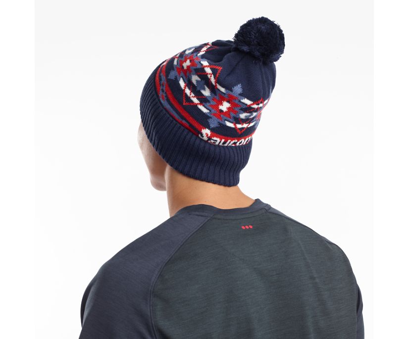 Női Saucony Rested Pom Beanies Kék | HU 514XYU